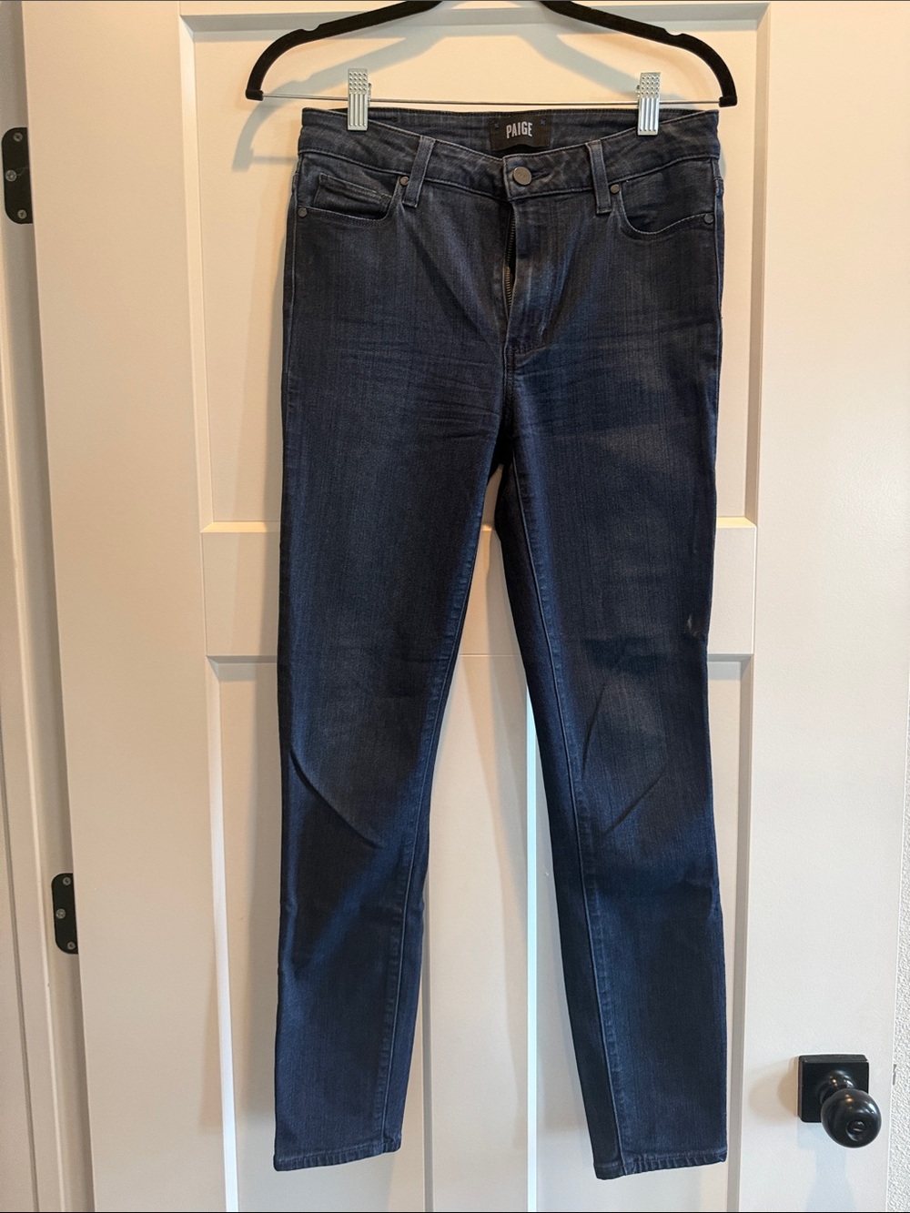 PAIGE Slim Stretch Jeans in Deep Indigo